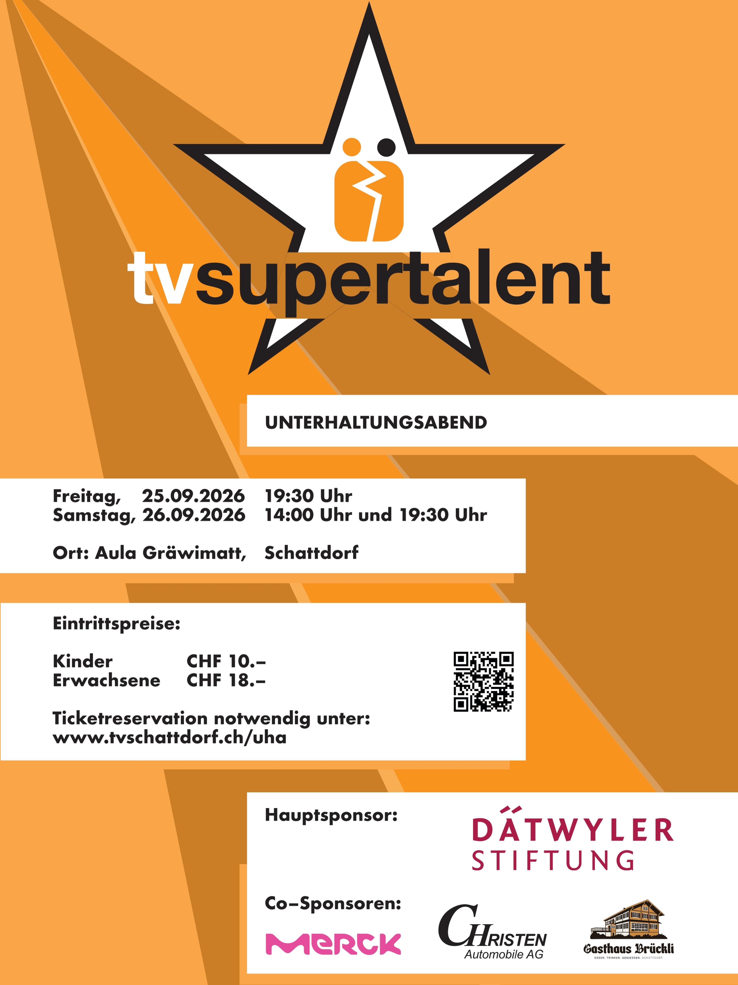 Bald ist es wieder soweit, die Vielfalt all unserer Riegen in einem gemeinsamen Unterhaltungsprogramm vereint, dem TVSupertalent. Jetzt Tickets unter tvschattdorf.ch/uha reservieren. Wir freuen uns auf deinen Besuch.
.
.
.
#tvschattdorf #tvsupertalent #unterhaltungsabend #turnenverbindet